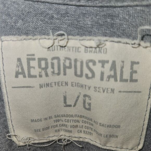 Aeropostale Athletics 1987 Logo Tee Mens Large 80s - Picture 3 of 4